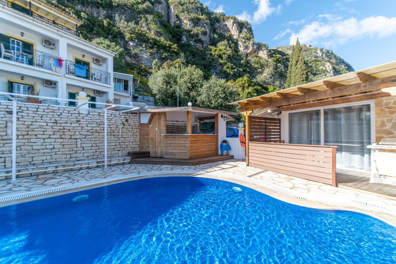Captain Spiros Studios Paleokastritsa Exteriör bild